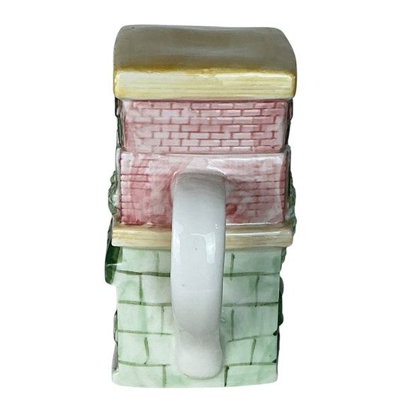 Vintage Main Street Cafe Store Front Ceramic Teapot Functional Art Collectible - Picture 4 of 16